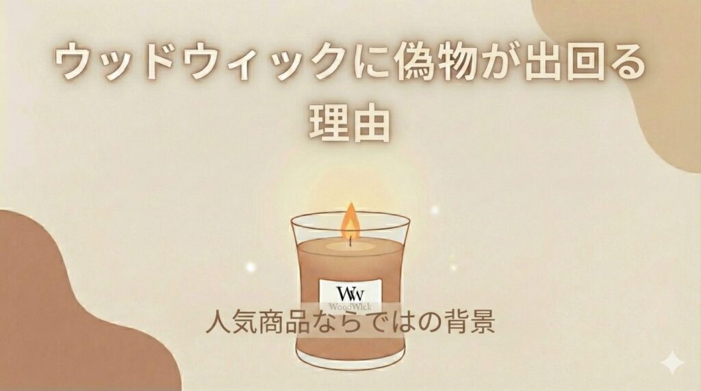 ウッドウィックに偽物が出回る理由